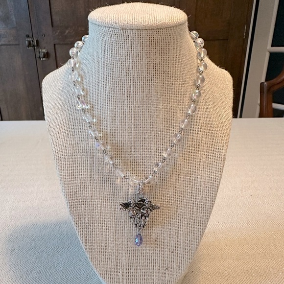 Vintage Kirk's Folly Beaded AB Chain 16" + 4" Extender - Picture 9 of 9